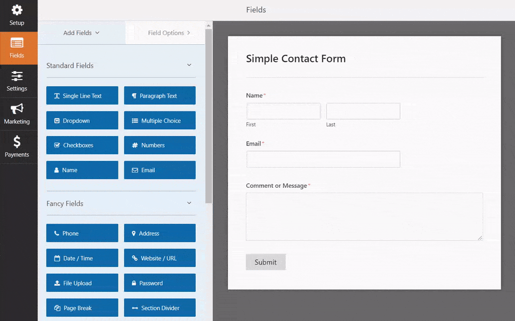 Adding Upload File field to your Form - MonsterInsights Adding Upload File field to your Form