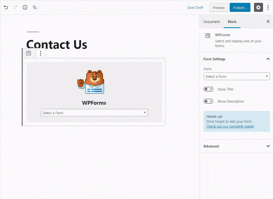 Embedding Your AJAX form in your WordPress Page Editor - MonsterInsights Embedding Your AJAX form in your WordPress Page Editor