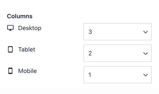 Customize columns Facebook Feed Pro