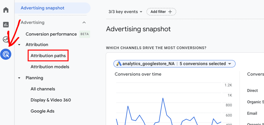 attribution-path-ga4 1 - MonsterInsights conversion paths ga4