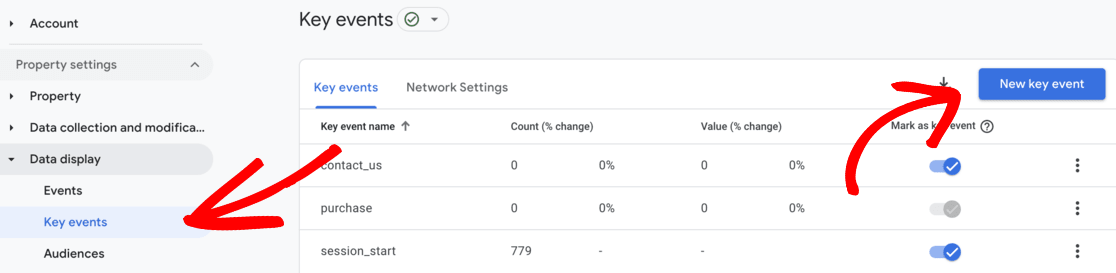 create-new-key-event-ga4 1 - MonsterInsights create new key event GA4