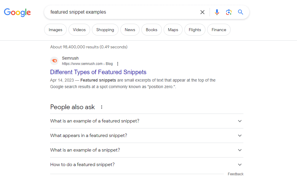 featured-snippet-search-example-no-answer-box - MonsterInsights No answer box example of featured snippet