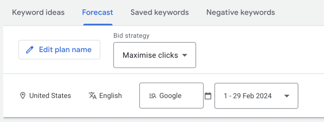 google-keyword-planner-forecast - MonsterInsights Google Keyword Planner forecasting - how to use Google Keyword Planner