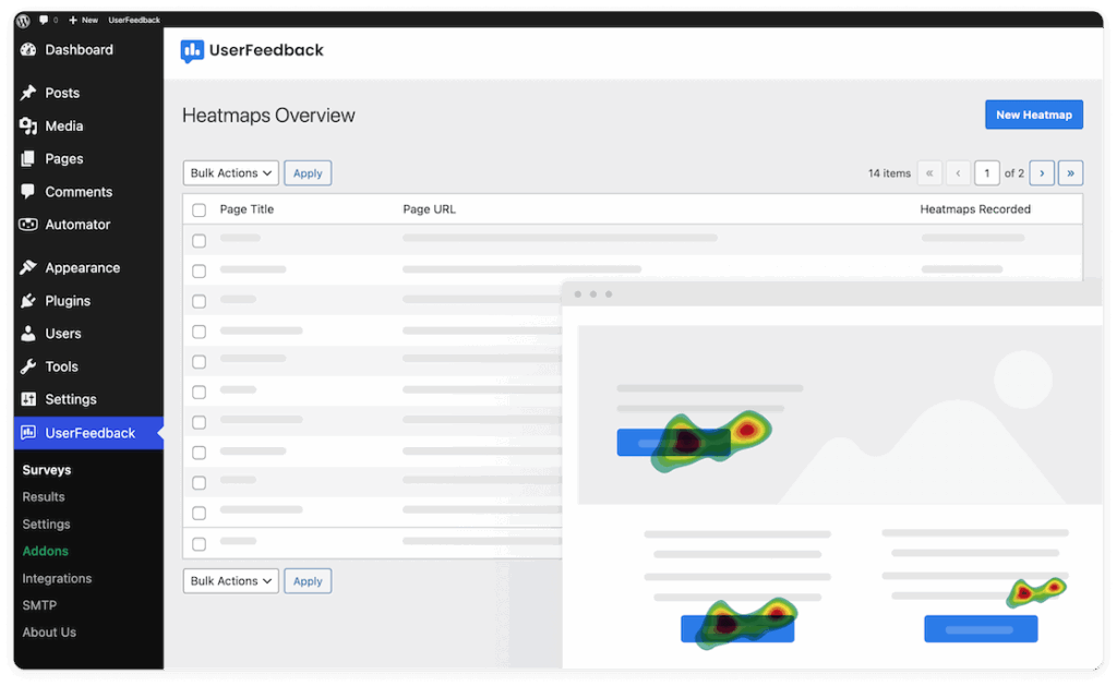 hero-heatmaps - MonsterInsights Hero heatmaps UserFeedback