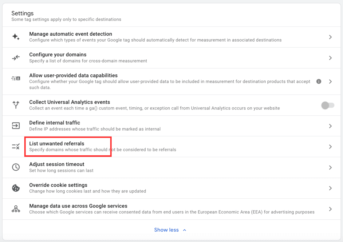 list-unwanted-referrals-ga4 - MonsterInsights List unwanted referrals GA4