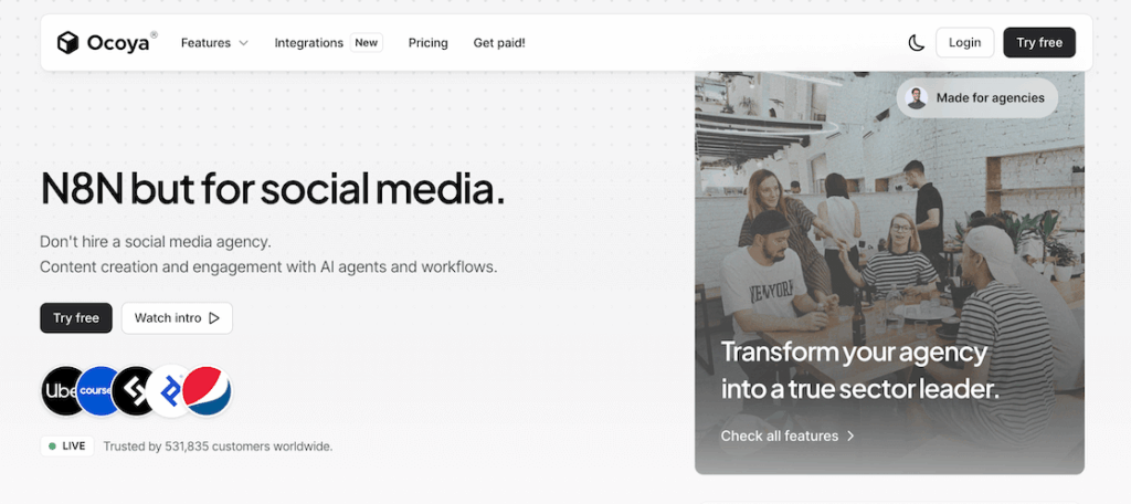 Ocoya is an AI content creation tool for social media