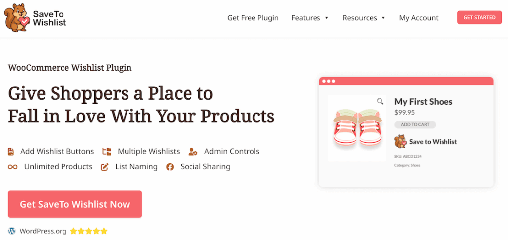 Save To Wishlist plugin homepage