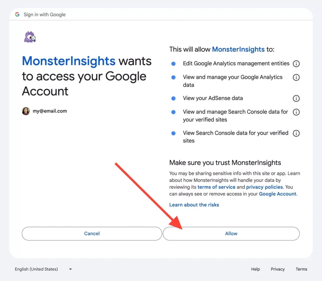 mi-ga-allow - MonsterInsights